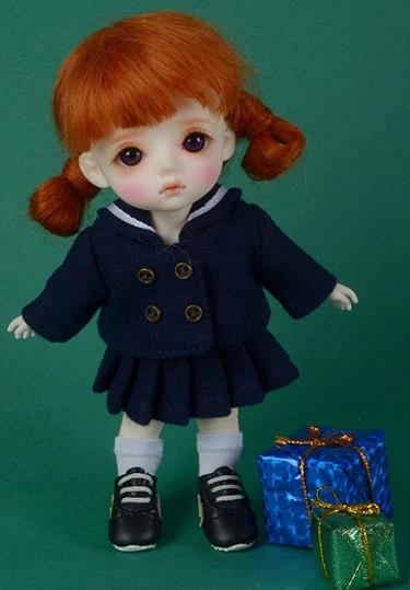 Bebe Doll - TY Kindergarten Uniform Set (Girl/Navy)